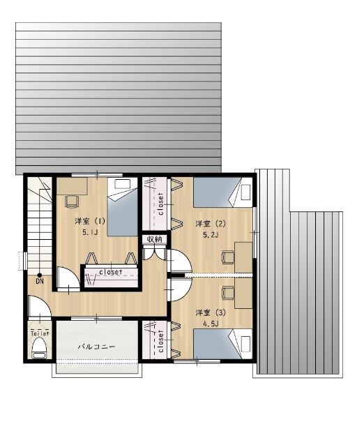モデルハウス間取り図